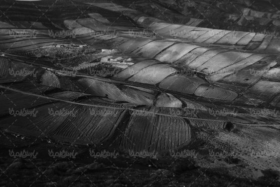 چشم انداز زمین های کشاورزی