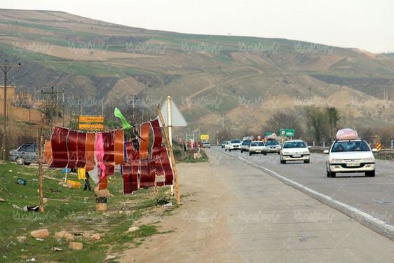 تصویر با کیفیت لواشک محلی