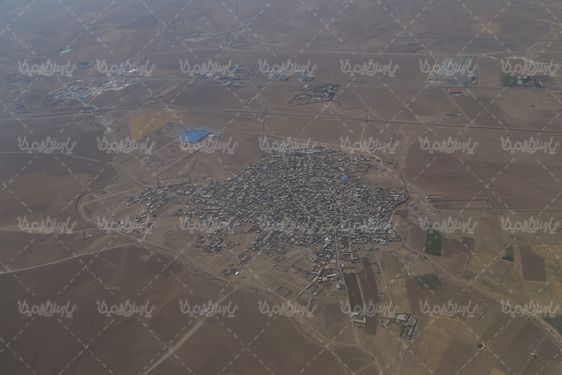 تصویر زمین از داخل هواپیما