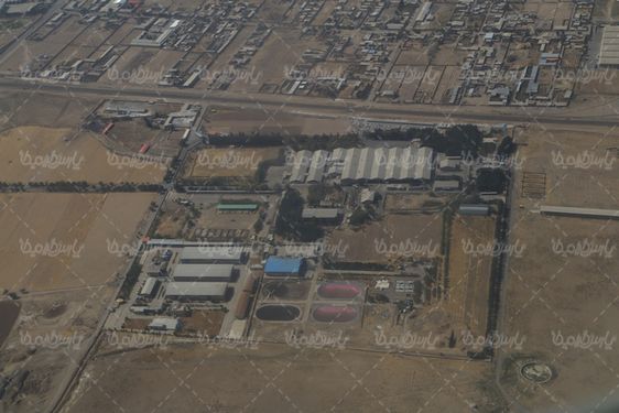 تصویر زمین از داخل هواپیما