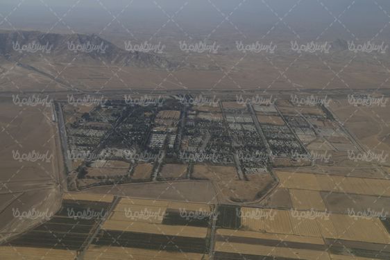 تصویر زمین از داخل هواپیما