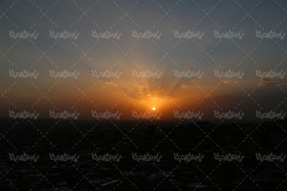 چشم انداز غروب آفتاب