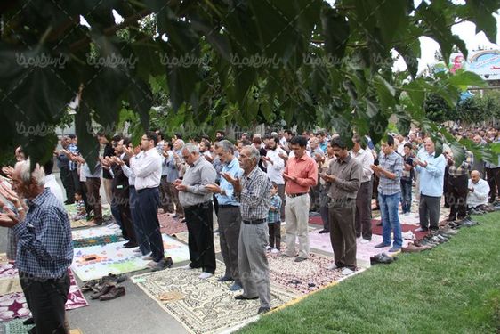 تصویر با کیفیت نماز جماعت