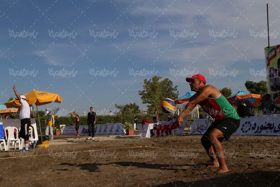 تصویر با کیفیت والیبال ساحلی