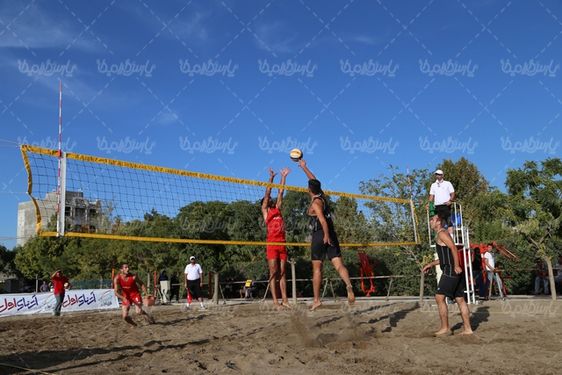 تصویر با کیفیت والیبال ساحلی
