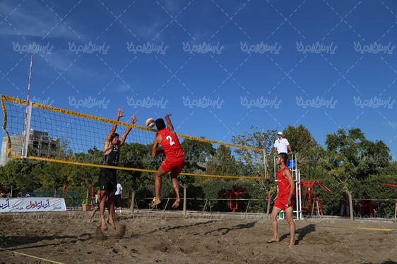 تصویر با کیفیت والیبال ساحلی