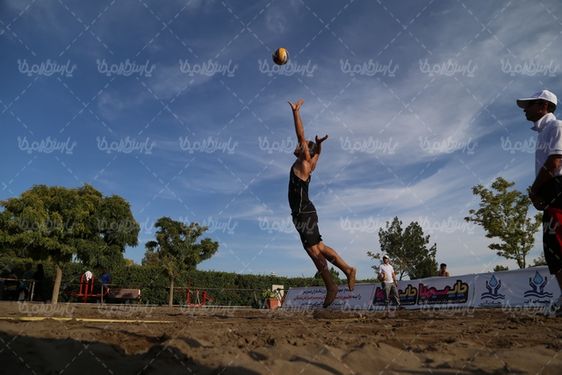 تصویر با کیفیت والیبال ساحلی