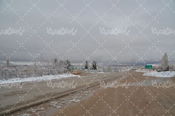 منظره زیبای زمستانی