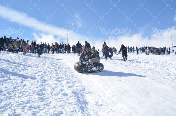 عکس با کیفیت تفریحات زمستانی