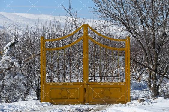 منظره  زیبای برفی