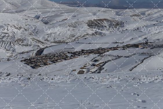 منظره  زیبای برفی