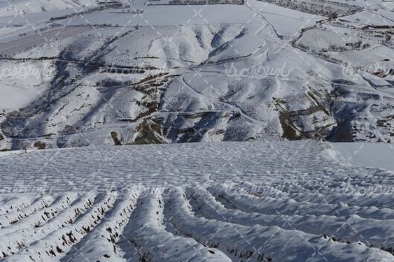 منظره  زیبای برفی