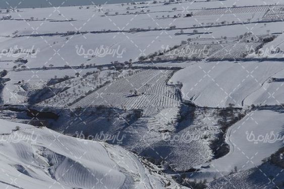 منظره  زیبای برفی