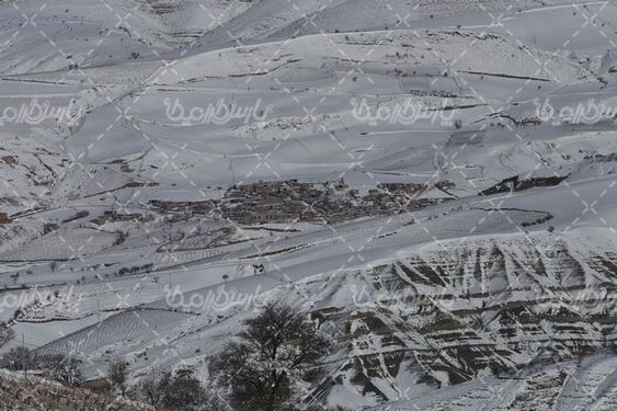 منظره  زیبای برفی