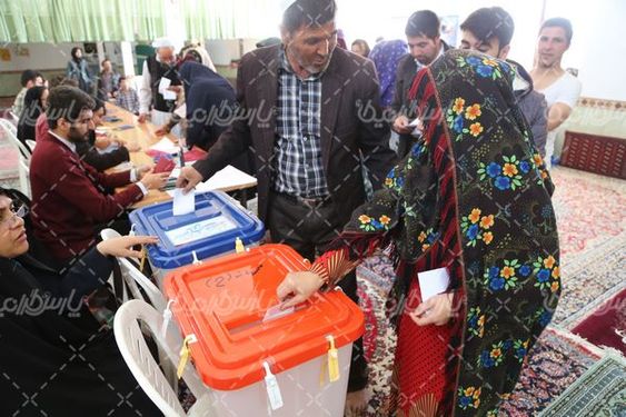 دانلودعکس با کیفیت حضوراقوام ایرانی در انتخابات