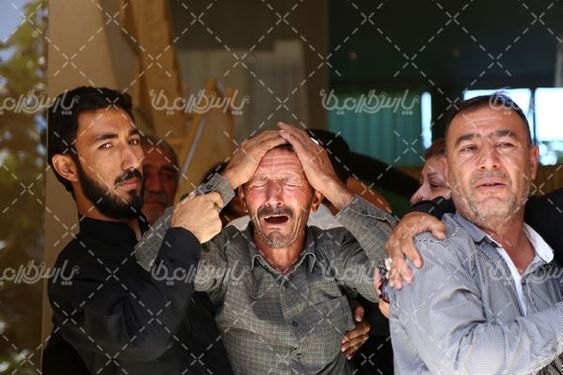 تصویر خانواده شهید آتش نشانی