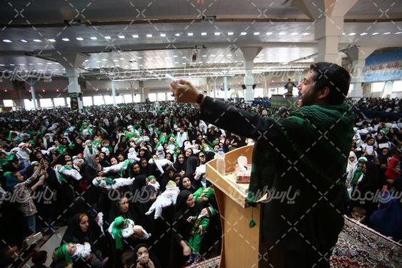 تصویر با کیفیت مراسم  شیرخوارگان حسینی