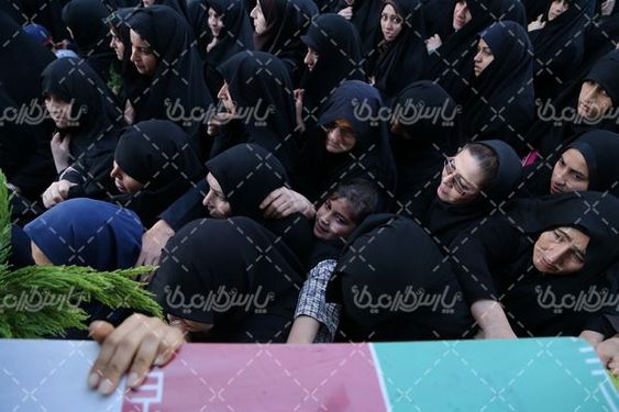 مراسم تدفین شهید گمنام