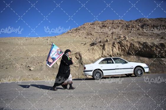 عکس پیاده روی رحلت امام رضا