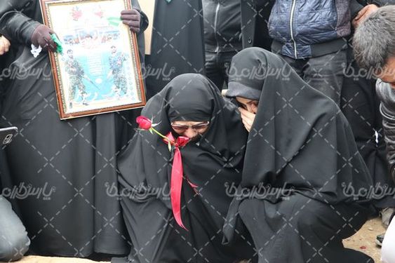 آخرین وداع و تشییع پیکر شهید
