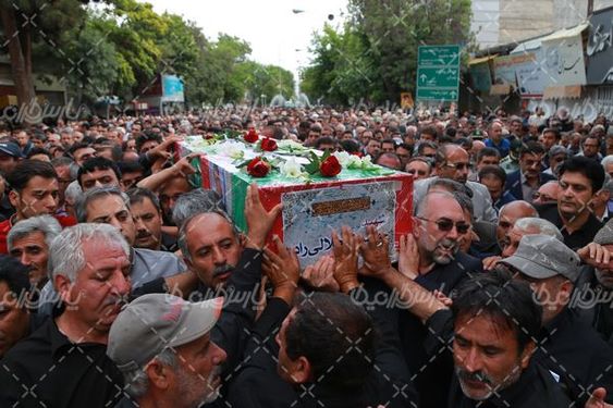 مراسم تشییع شهید حسین جلالی راد