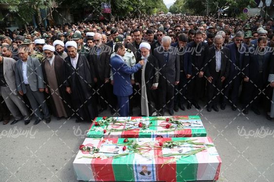 مراسم تشییع شهید حسین بنی اردلان