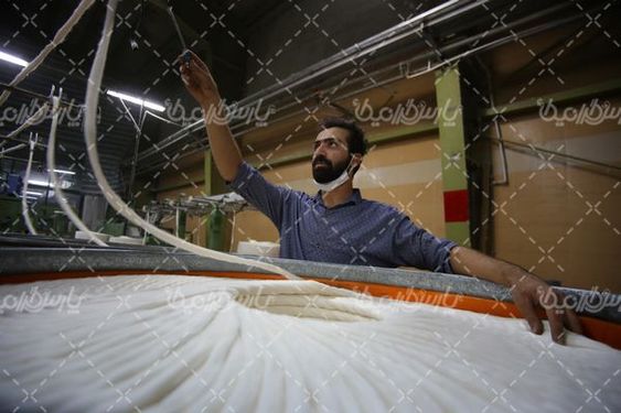دانلود عکس کارخانه تولید نخ