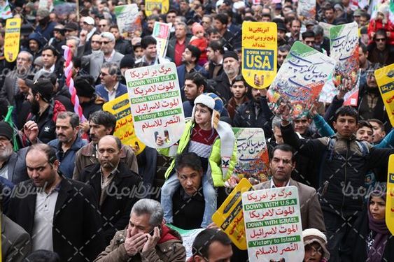 راهپیمایی 22 بهمن و حضور گسترده مردم