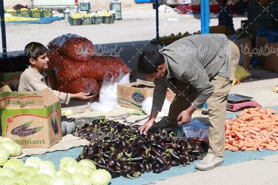 تصویر با کیفیت بازار دست فروشان