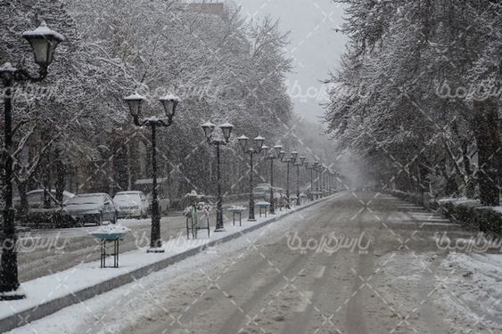 تصویر با کیفیت بارش برف