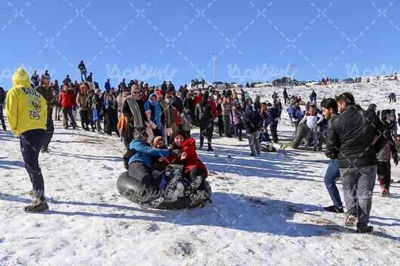 تصویر با کیفیت تفریحات زمستانی