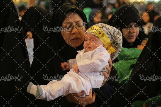 تصویر با کیفیت مراسم شیرخوارگان حسینی