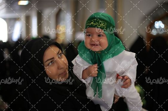 عکس مراسم شیرخوارگان حسینی