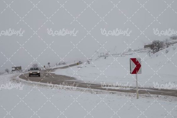 برف زمستانی