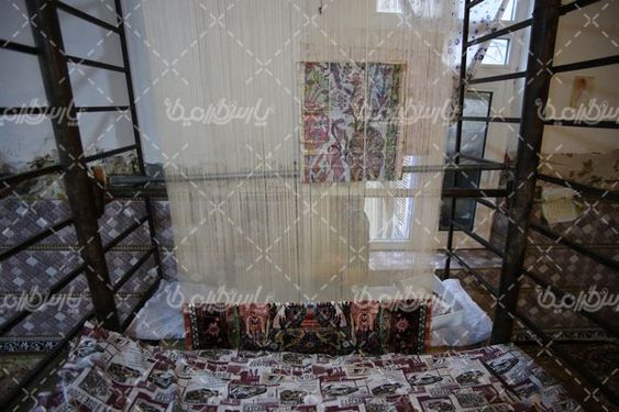 تصویر با کیفیت قالی بافی