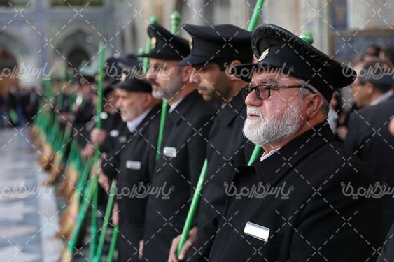 غبارروبی حرم امام رضا