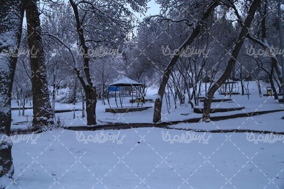 منظره برفی بابا امان