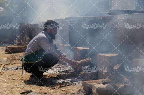 تصویر تهیه آش نذری