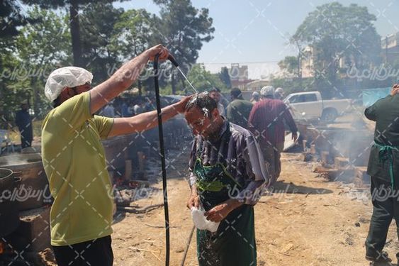 پخت آش نذری