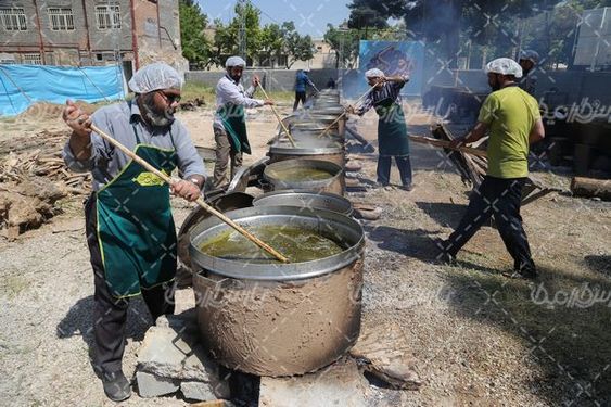 پخت غذای نذری