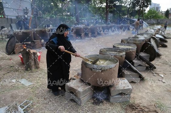 پخت غذای نذری