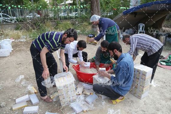 پخت غذای نذری