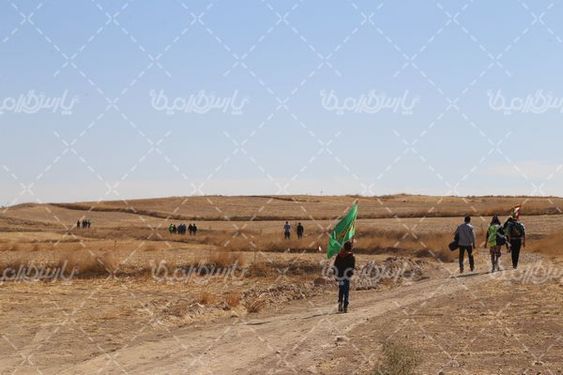 تصویر پیاده روی مشهد