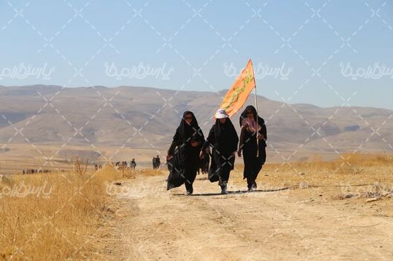 تصویر پیاده روی مشهد