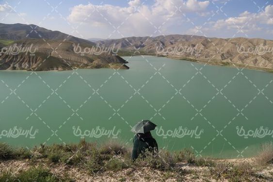 منظره ی زیبای سد