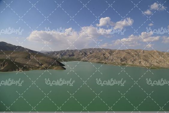 منظره ی زیبای سد