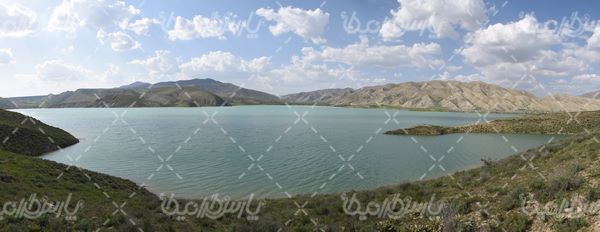 منظره ی زیبای سد