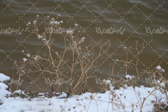 تصویر با کیفیت دریاچه برفی