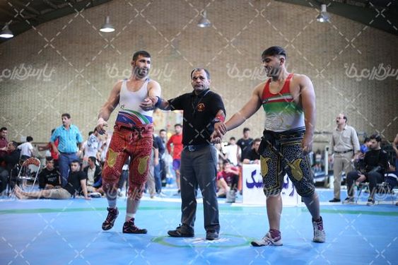 تصویر با کیفیت کشتی پهلوانی