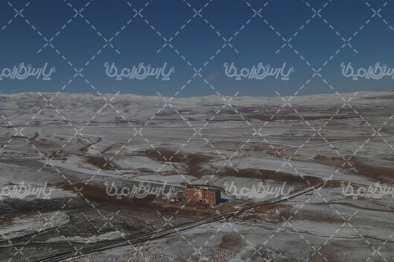عکس هوایی از برف